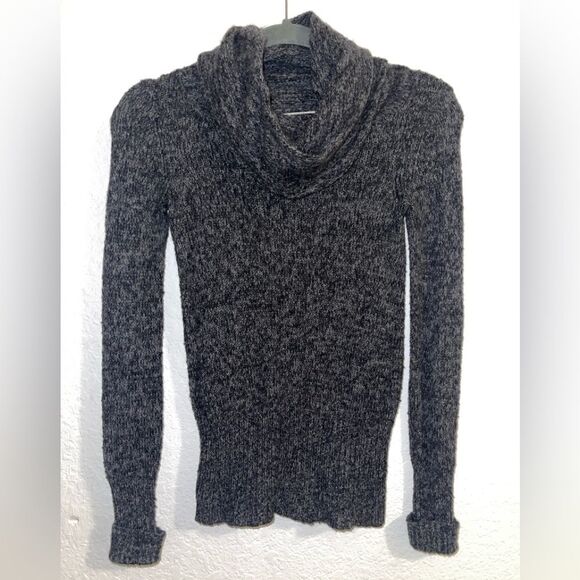 Between Me & You Women's Cowl Turtleneck Small Size Dark Gray - Picture 1 of 5